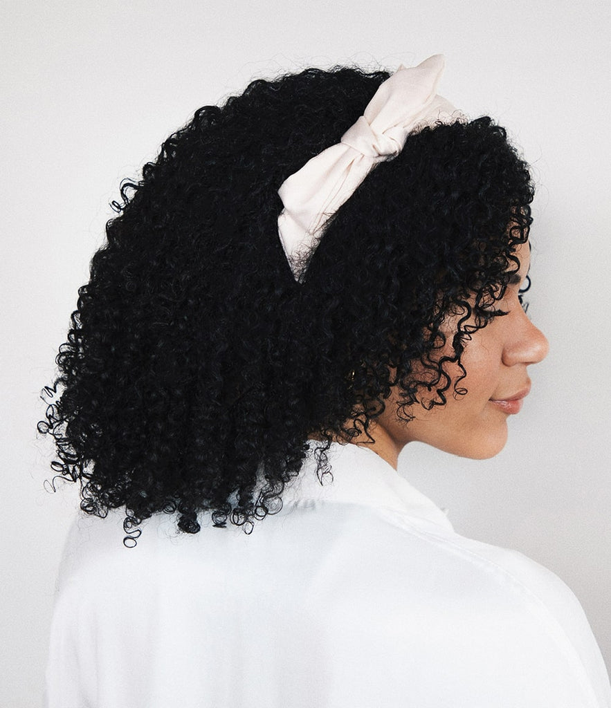 Veil Headband – Bright White – Kristin Ess Hair