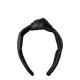 Luxe Vegan Leather Headband - Black