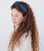 Luxe Velvet Headband - Denim